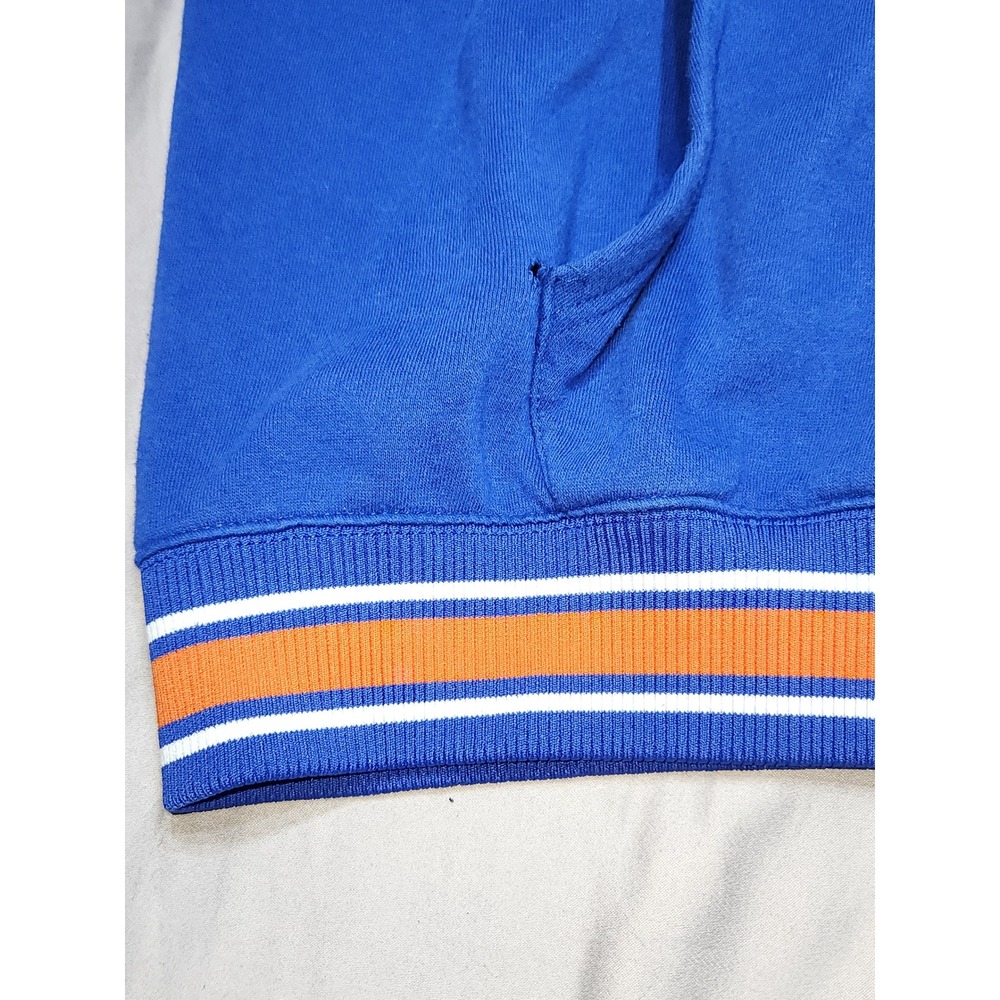 NBA UNK New York Knicks Basketball Hoodie Blue Orange Mens XL Sweatshirt - Picture 5 of 9